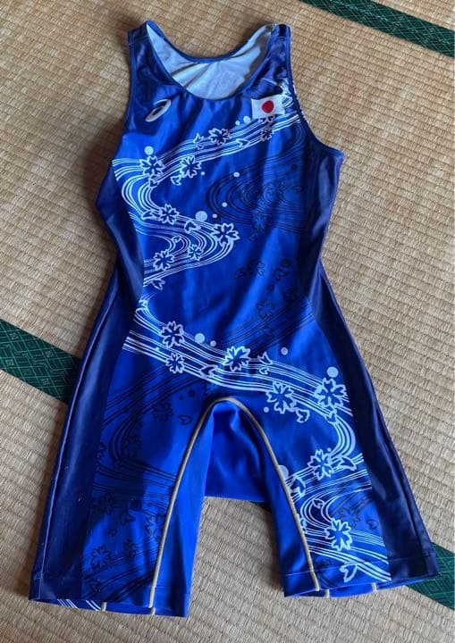 レスリングシングレット日本代表青XO