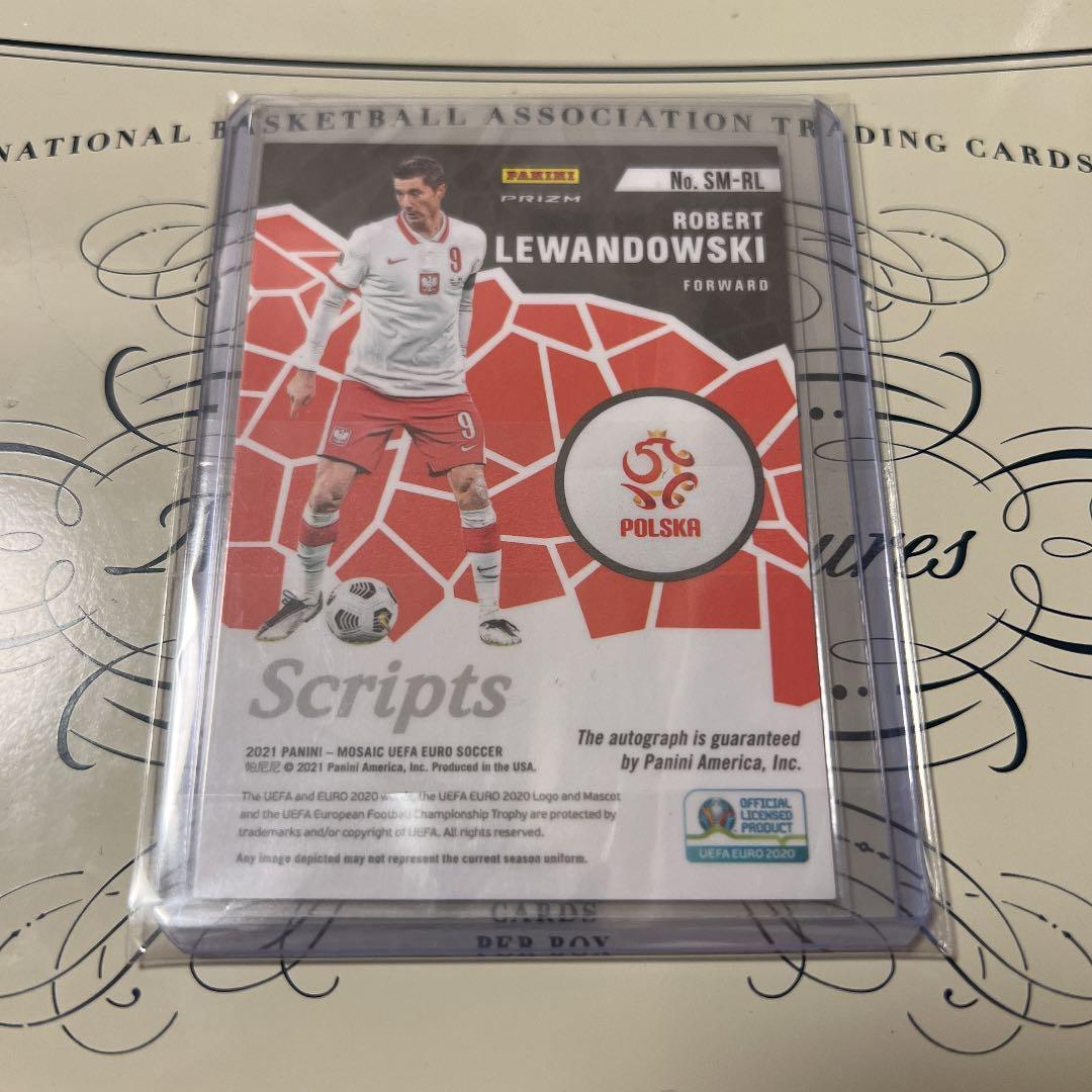 Panini Mosaic ロベルト レヴァンドフスキ 直筆サイン カード