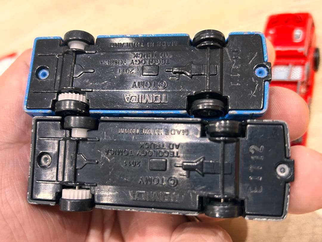 トミカ　テコロジー　4D まとめ売り　パトカー　消防車　救急車　ADトラック