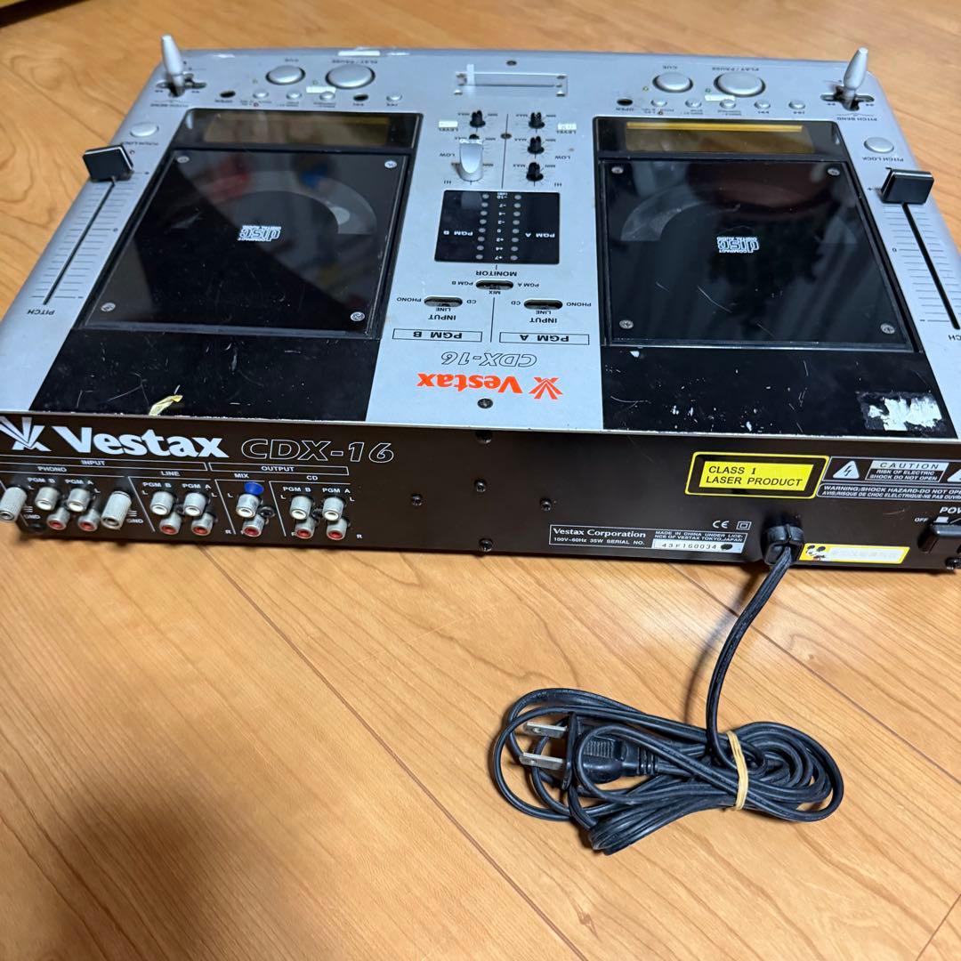 VESTAX デュアルCDプレーヤー CDX-16 CDJ - メルカリ