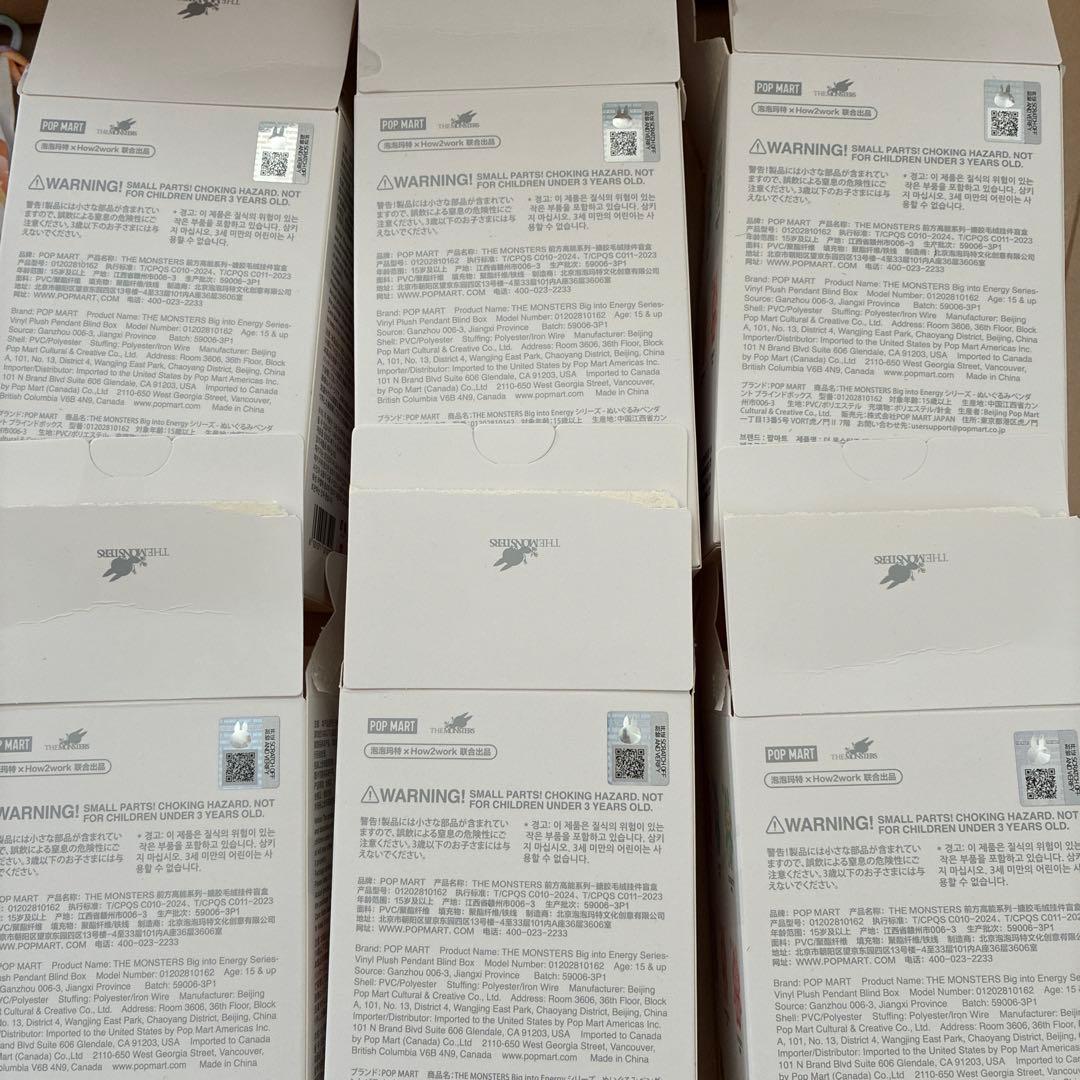 M*o様 LABUBU ENERGY アソートボックス　6種セット　ラブブ　エナ