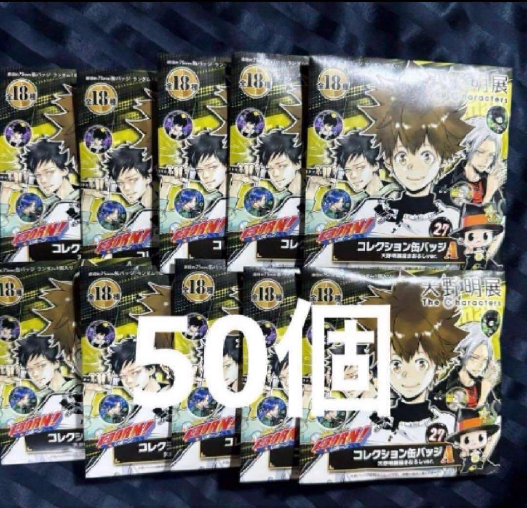 天野明展 家庭教師ヒットマンREBORN 缶バッジA 50個 未開封