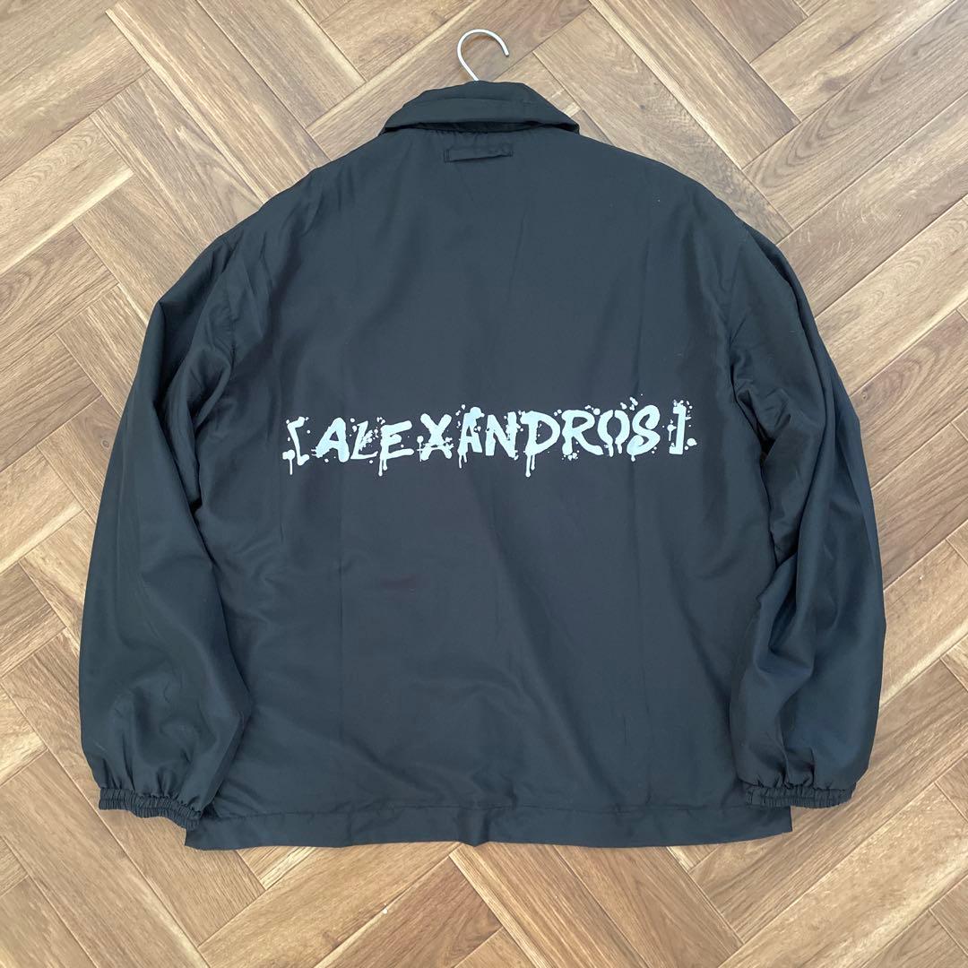Alexandros］アレキサンドロス ナイロンコーチジャケット 黒 Mサイズ