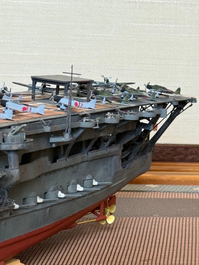 旧 日本海軍 航空母艦 加賀 1/350スケール完成品