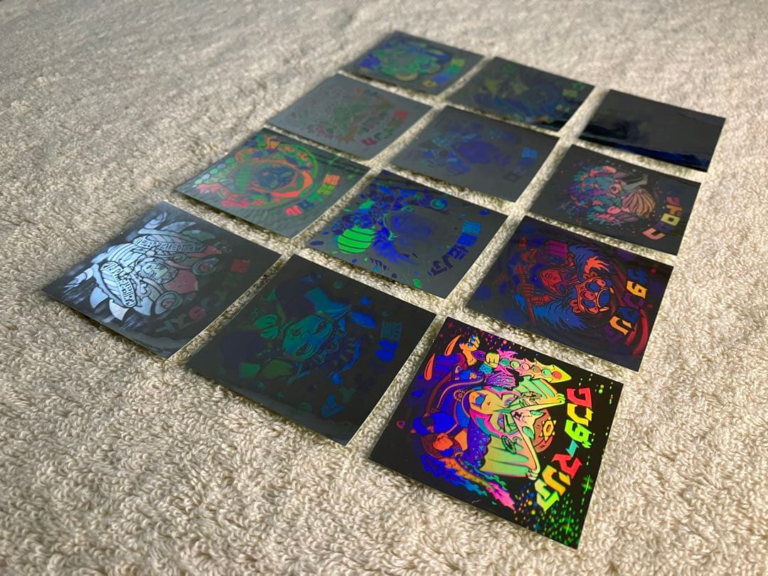 並品 開封済 ビックリマンシール ホロセレクション1 12種 コンプ