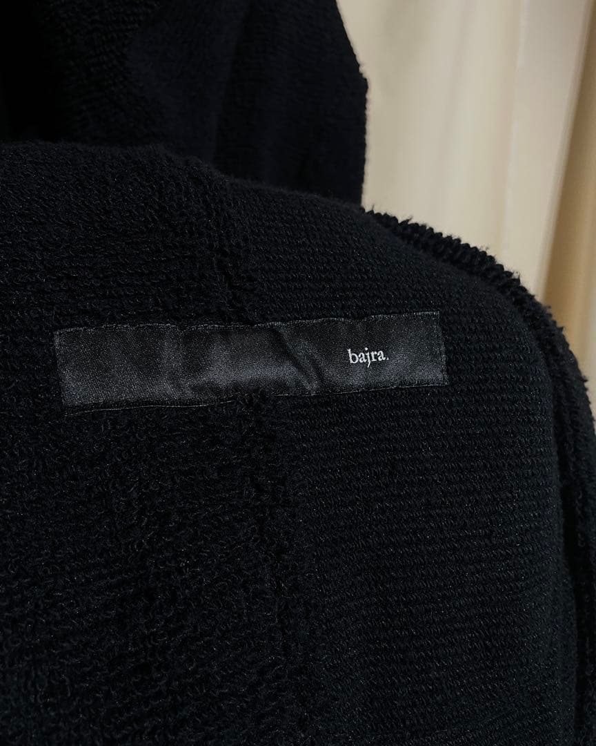 ジャケット・アウター bajra - Cut-Off Detail Pile Long Coat