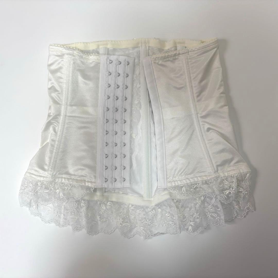 極美品 セモアブライダルインナー ホワイト ウェディングドレス 結婚式 収納袋付