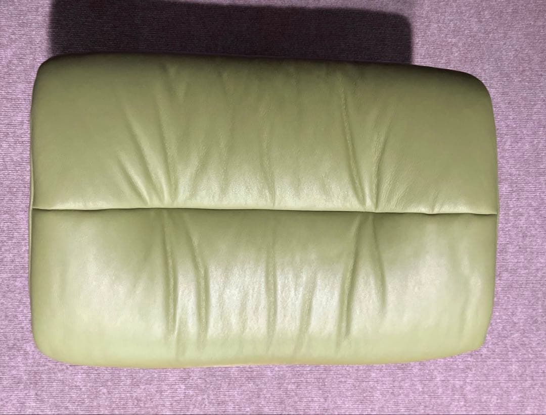 エコーネス リクライニングソファのオットマン グリーン★ チェア別出品セット販売