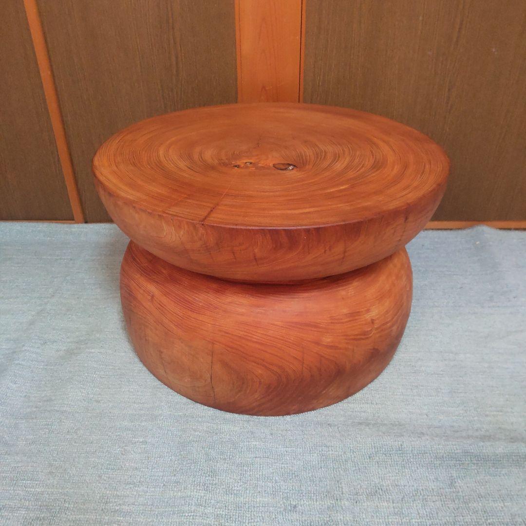 欅丸太椅子 スツール