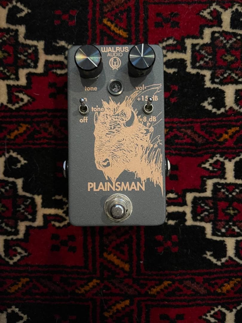 KY 値下げOK Walrus Audio Plainsman ギターエフ WALRUS AUDIOより、墨絵調の筐体を持つ限定デザインのエフェクト