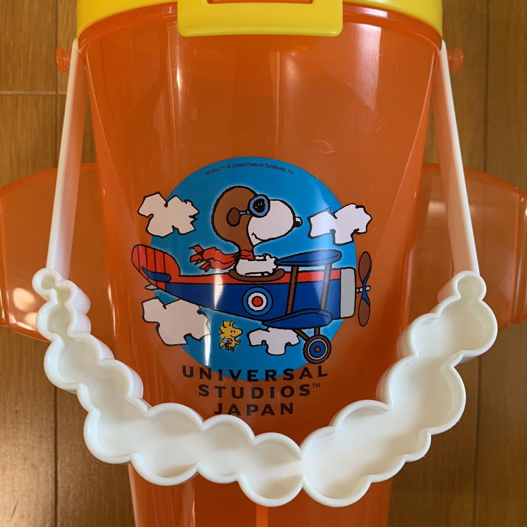 USJスヌーピー 飛行機ポップコーンバケツ - メルカリ