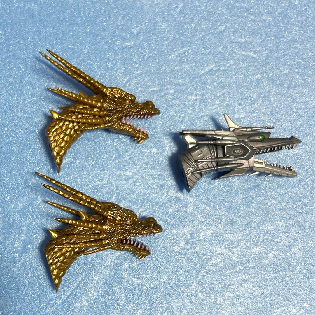 一番くじ　ゴジラ　モンスターヘッドマグネット　キングギドラ　メガキングギドラ