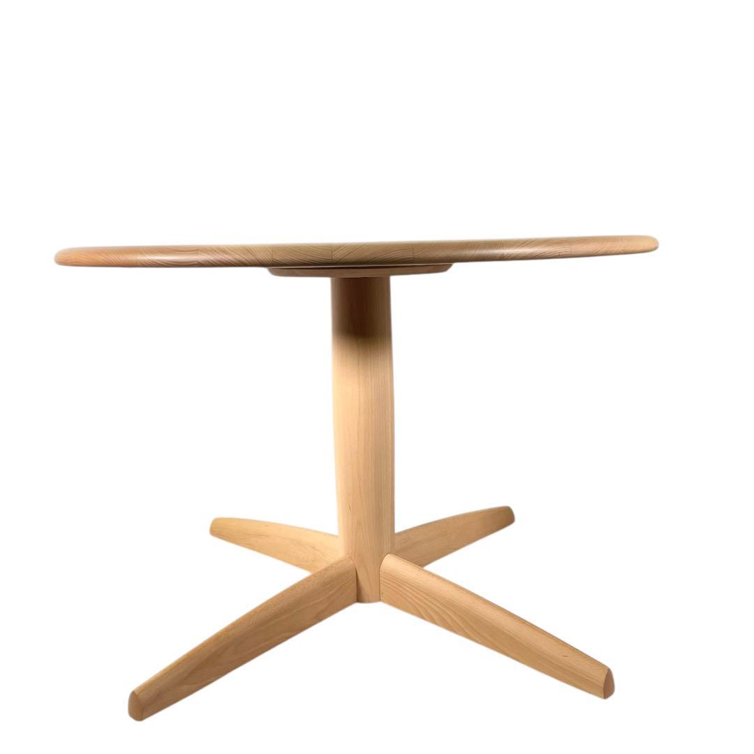 HR501 【美品良好】 HIDA 飛騨産業　円卓　侭（ジン）　ダイニング