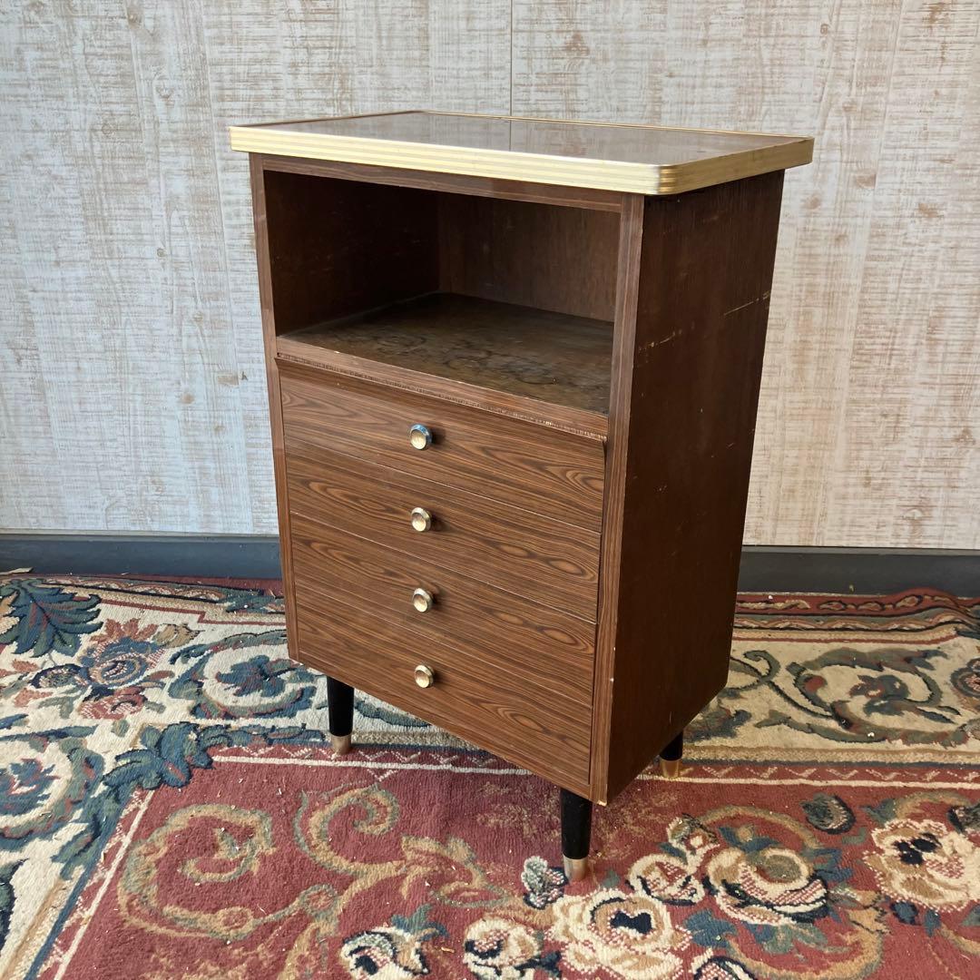 チェスト】マルニ木工 MARUNI 木製 電話台 花台 収納棚 アンティーク