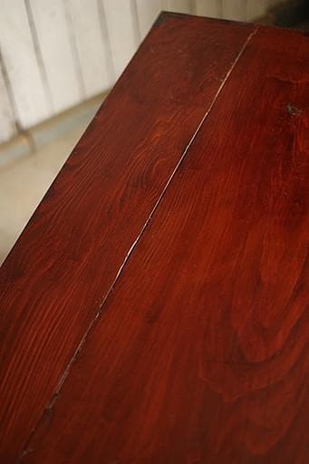 綺麗な丸金具庄内箪笥 抽斗6杯 タンス 収納 古家具 古民家 時代