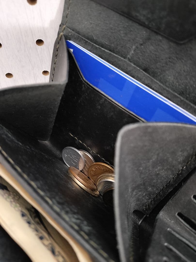 キャッチャー財布　本革財布　ハンドメイド　ケース