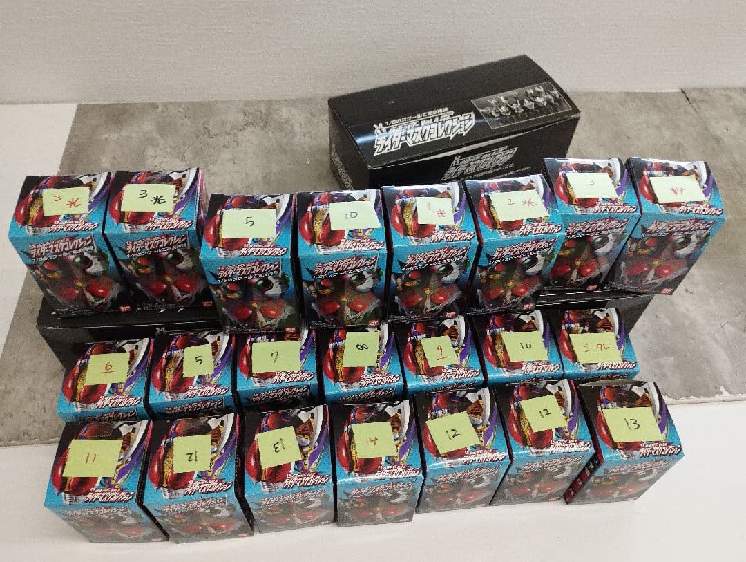 仮面ライダー マスクコレクション Vol.4　22個セット　コンプリート