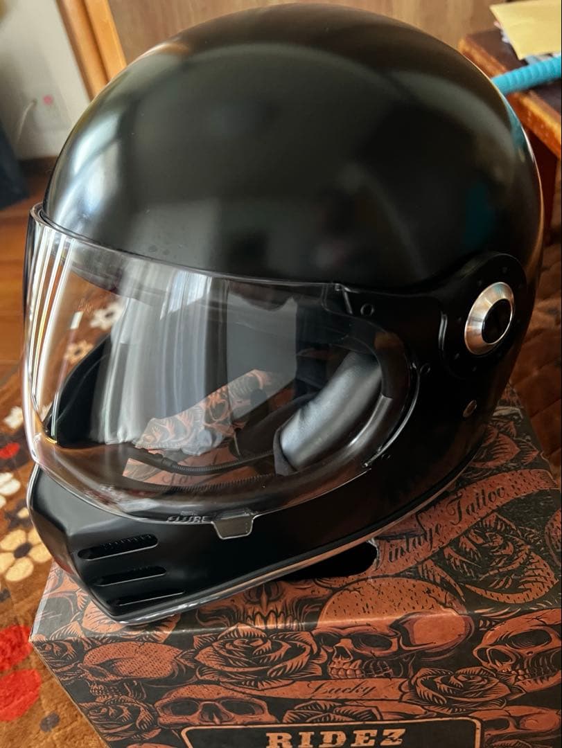 【RIDEZ】「RIDEZ X」フルフェイスヘルメット ブラック Lサイズ