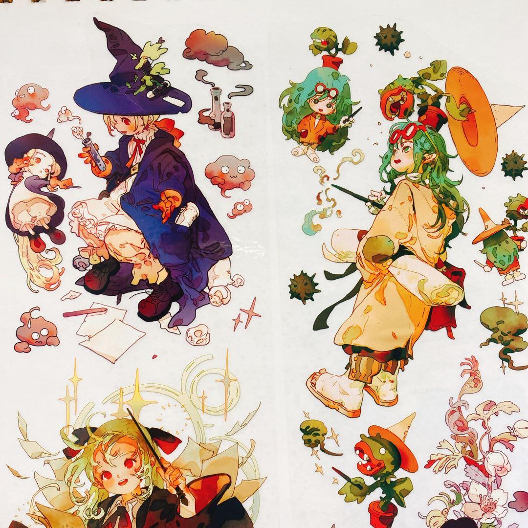 海外マスキングテープ巻売り 魔女小甜心 人物マステ petテープ - メルカリ