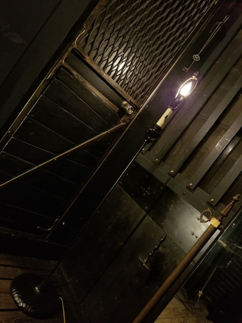 ロバート アビー アメリカ製 ヴィンテージ ブラック ハンマートーン ランプ