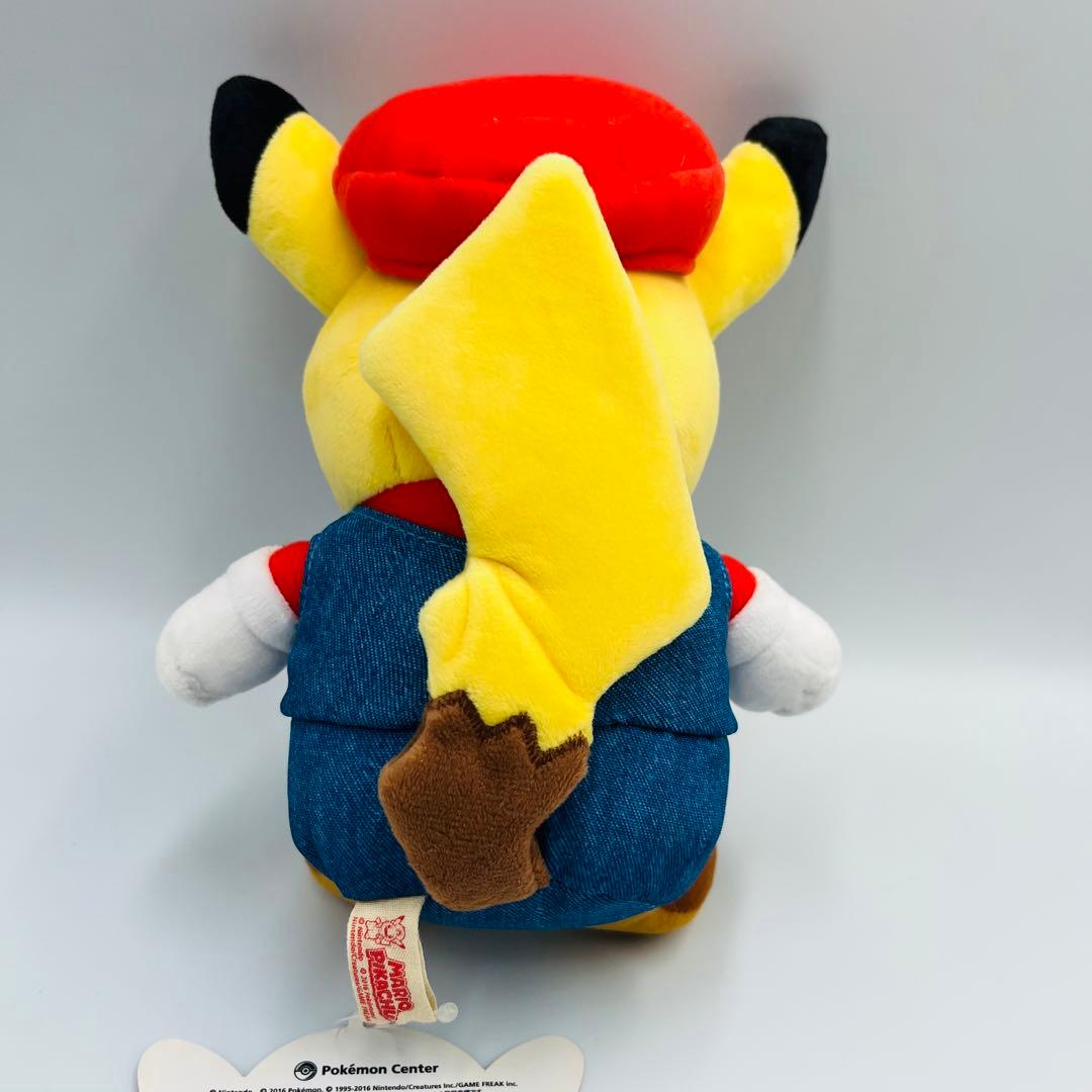 ポケモン マリオピカチュウ ぬいぐるみ タグ付き