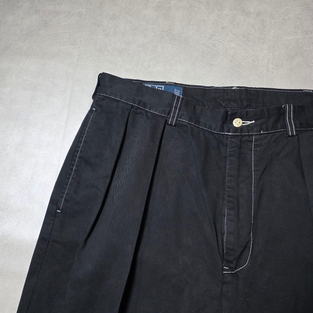 00sPoloByRalphLaurenラルフローレン黒染めANDREWポロチノ Polo Ralph