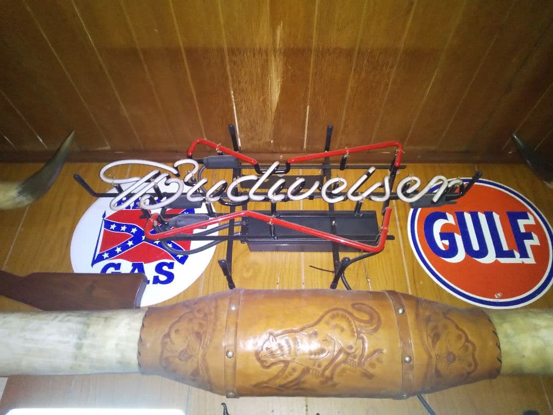 バドワイザーアメリカン雑貨レトロ、アンティークネオンサイン ネオン管