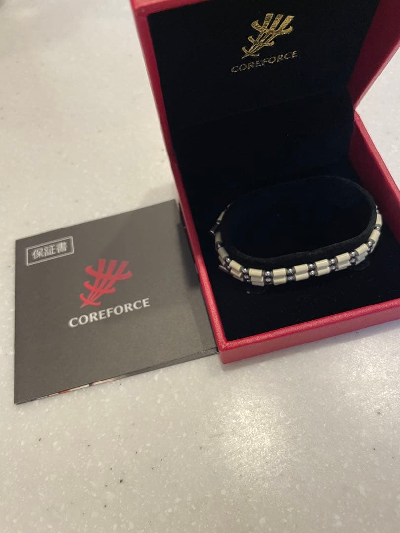 COREFORCE ホワイトネックレス 50cm 専用ケース付き 楽天市場】コアフォース ループ K14 ホワイトゴールド 全長50cm