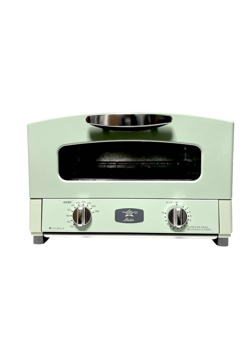 【 美品 】Aladdin グラファイトトースター CAT-GS13A 楽天市場】アラジン グラファイトトースター 2枚焼き グリーン：CAT