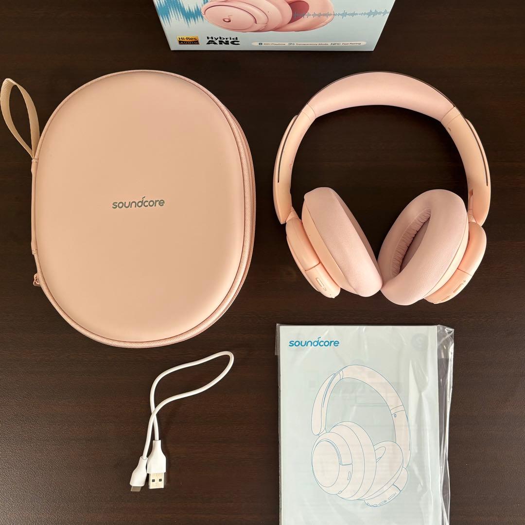 Anker Soundcore Life Q30 ピンク ワイヤレス ヘッドホン - メルカリ