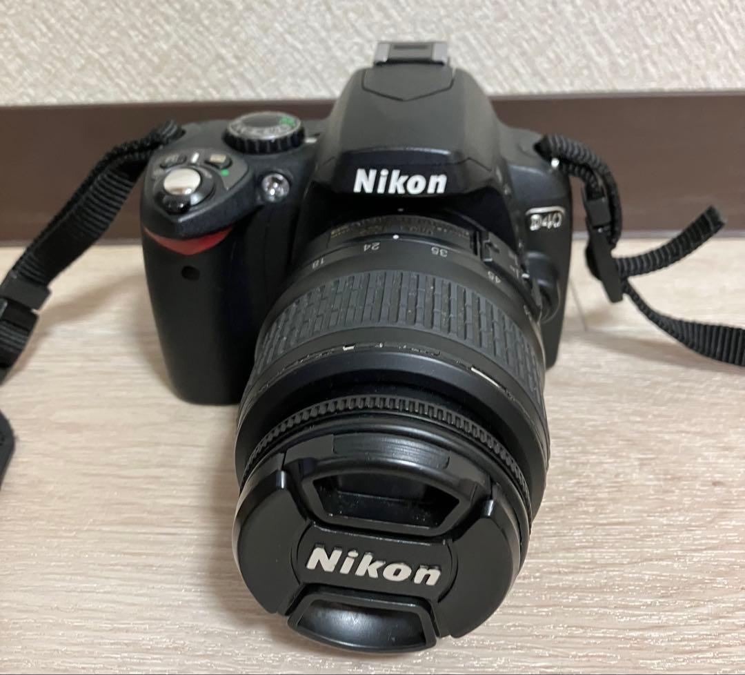 Nikon デジタル一眼レフカメラ D40 望遠レンズ バッテリー カメラ
