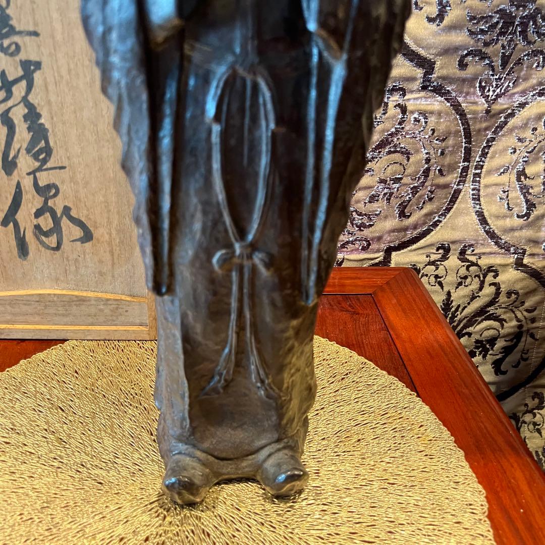 青銅製　月光菩薩　四津井啓祐　Moonlight Bodhisattva