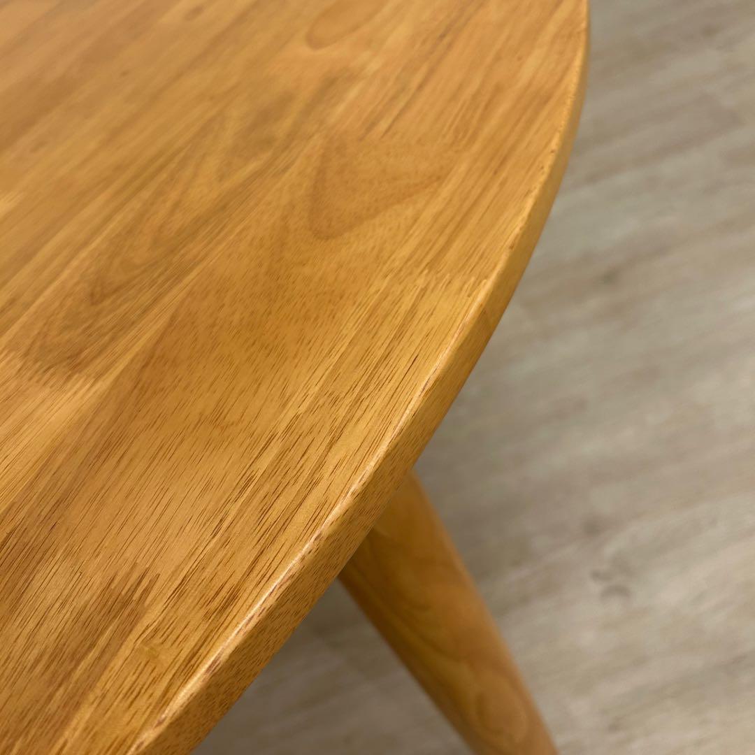 現品限り 新品☆丸いダイニングテーブル 円卓 ラウンドテーブル カフェ風 北欧風