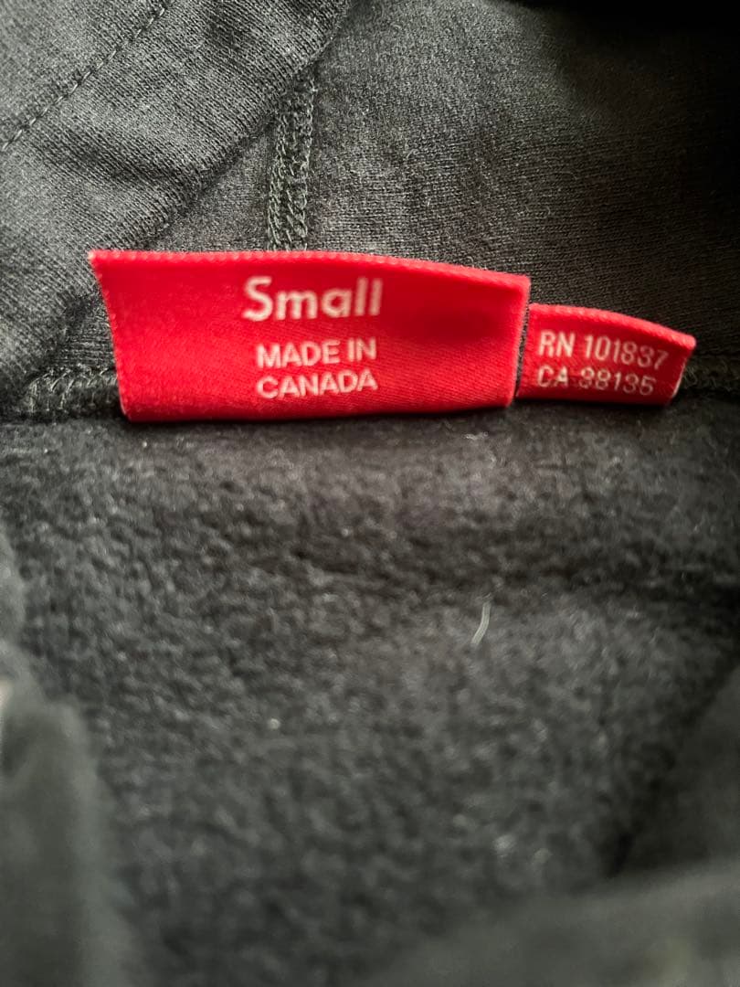 さ*か様 Supreme ブラック パーカー サイズS ボゴ バンダナ