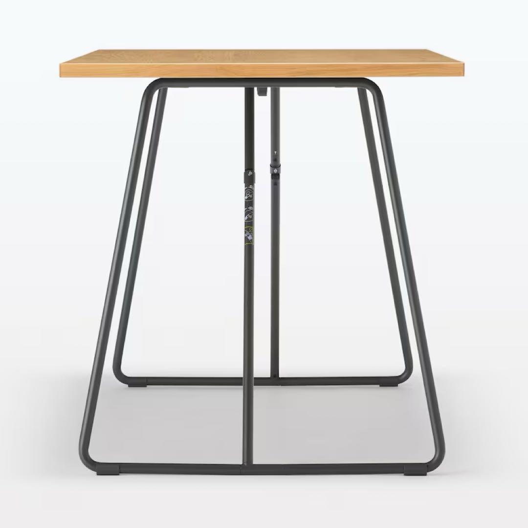 無印良品 MUJI 木製折りたたみテーブル オーク材突板 幅120㎝