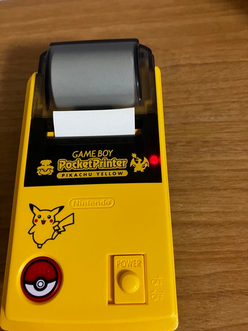 ポケットプリンタ「ピカチュウ イエロー」 GAME BOY