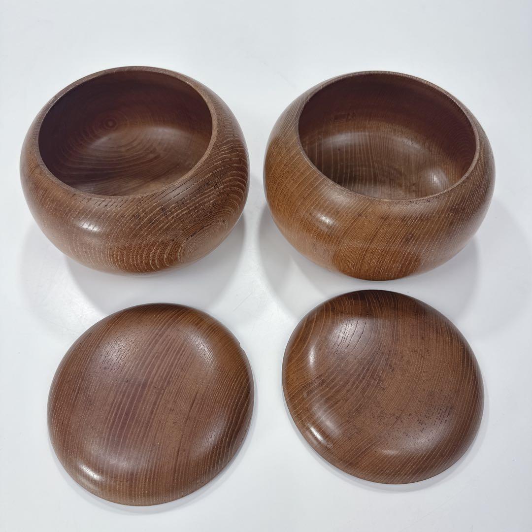 ✦蛤碁石 那智黒 32号 日向特製 メキシコ産 碁笥✦