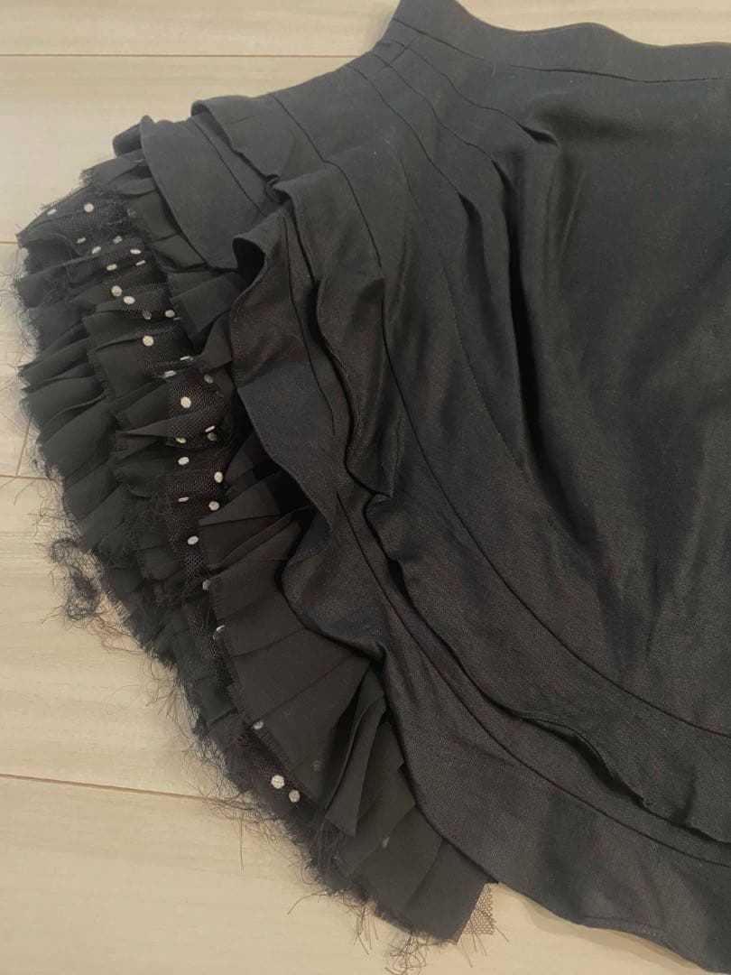 ドットシフォンスカート　alice auaa アリスアウアア