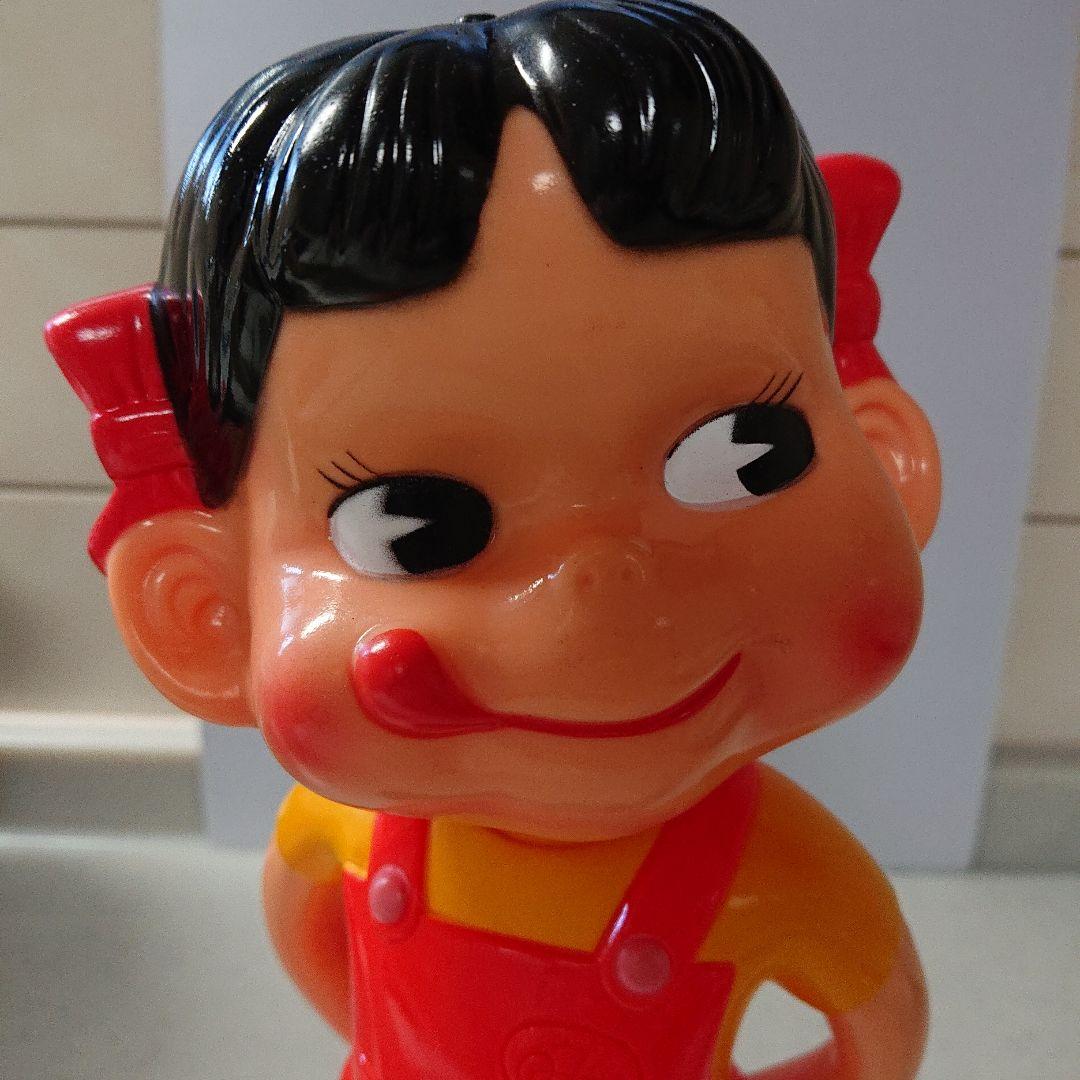 【美品】不二家 ペコちゃん　首振り人形 昭和レトロ