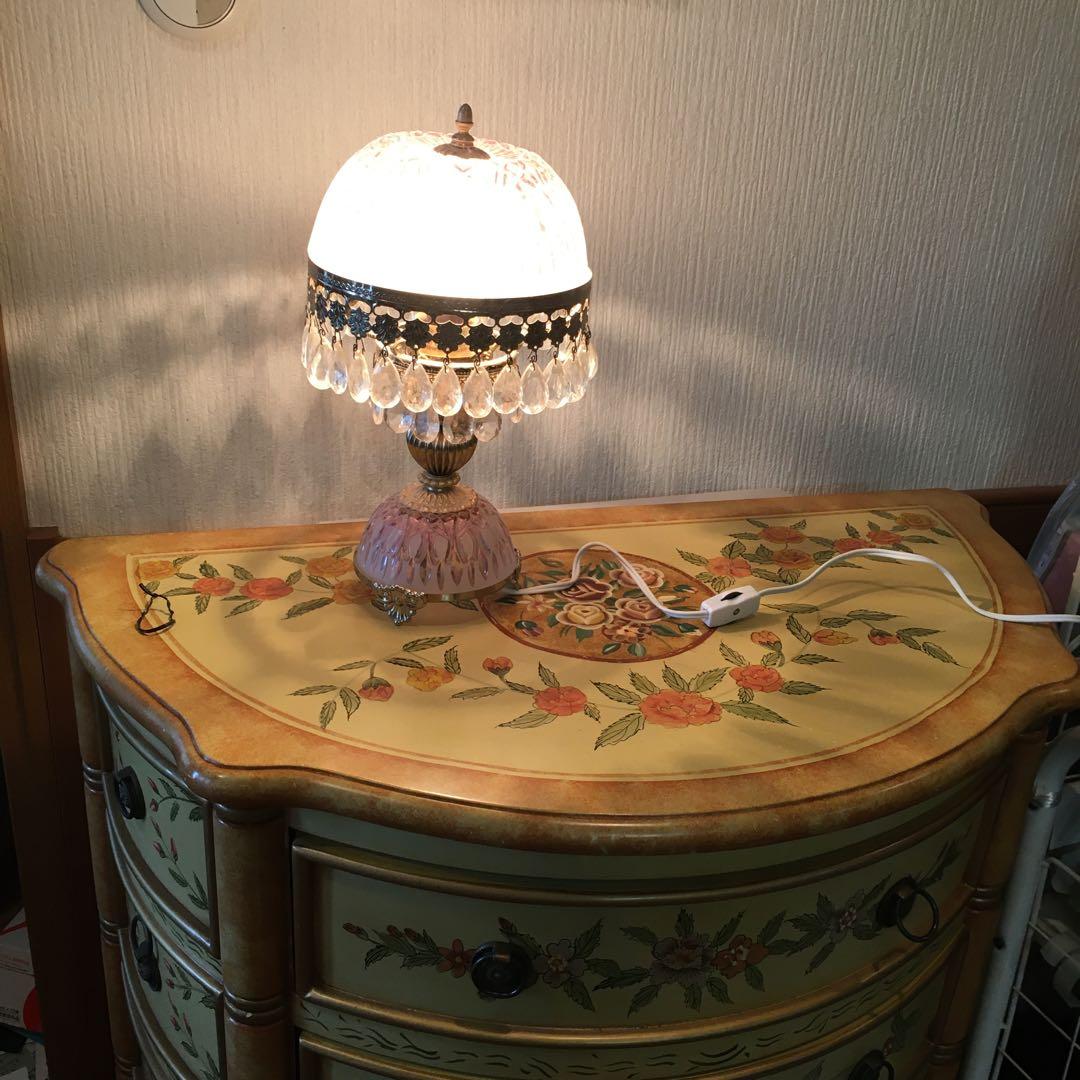 照明 ガラス フランス アンティーク 美術品