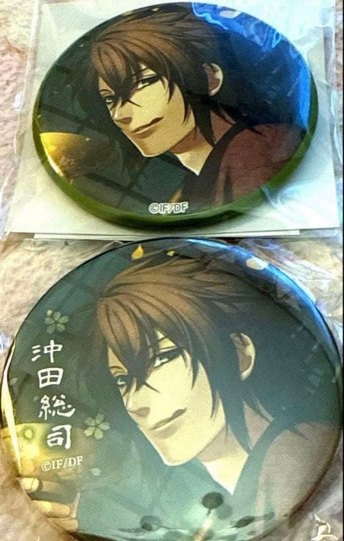薄桜鬼 沖田 等身 缶バッジ 2点セット - メルカリ