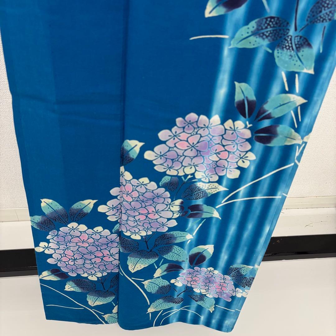 m*i様 AK-7968 夏浴衣 浴衣 裄66.5 注染 コーマ地 紫陽花 盛夏