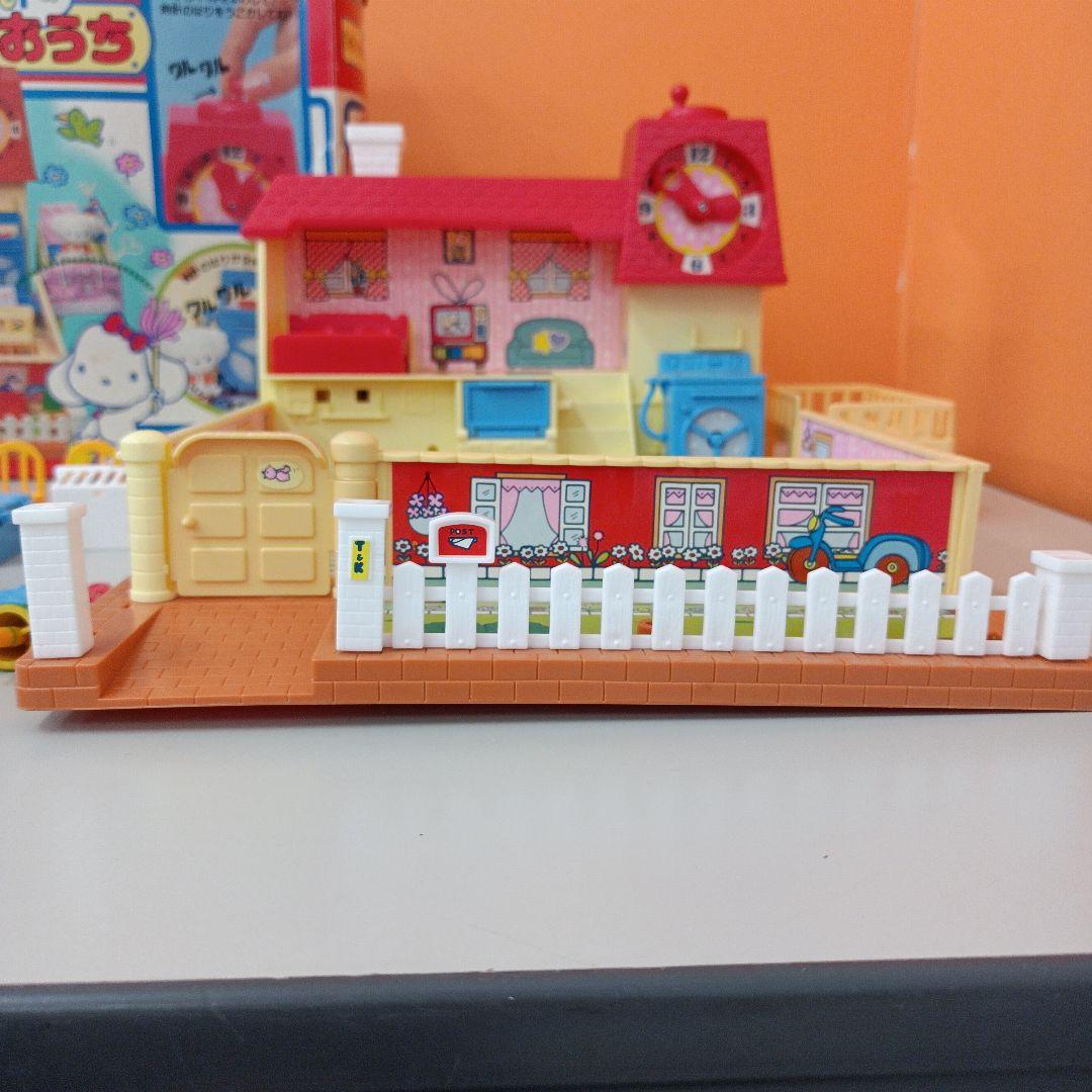 不足品なし】サンリオ トッピーとクッピーの時計のおうち レトロ