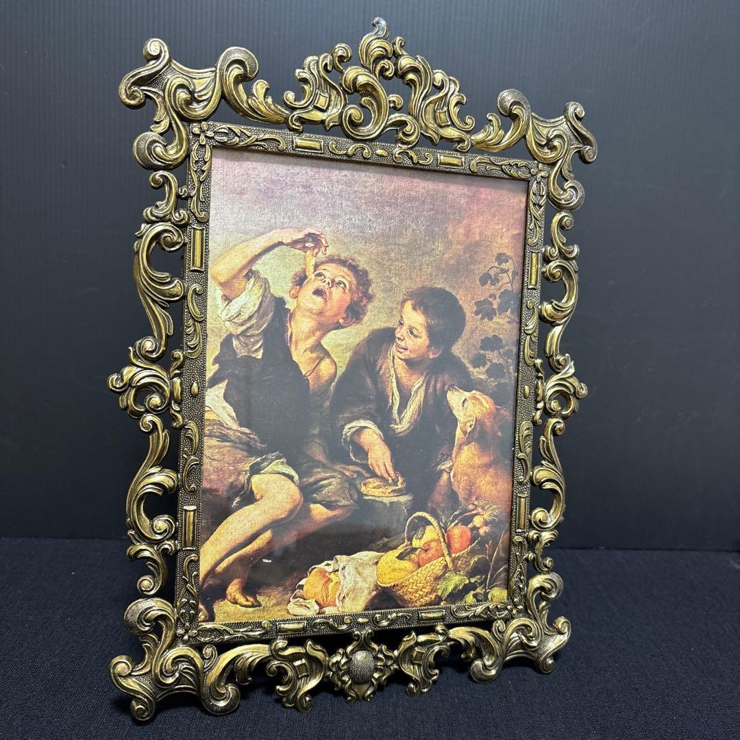 絵画フォトフレーム金属製イタリア製