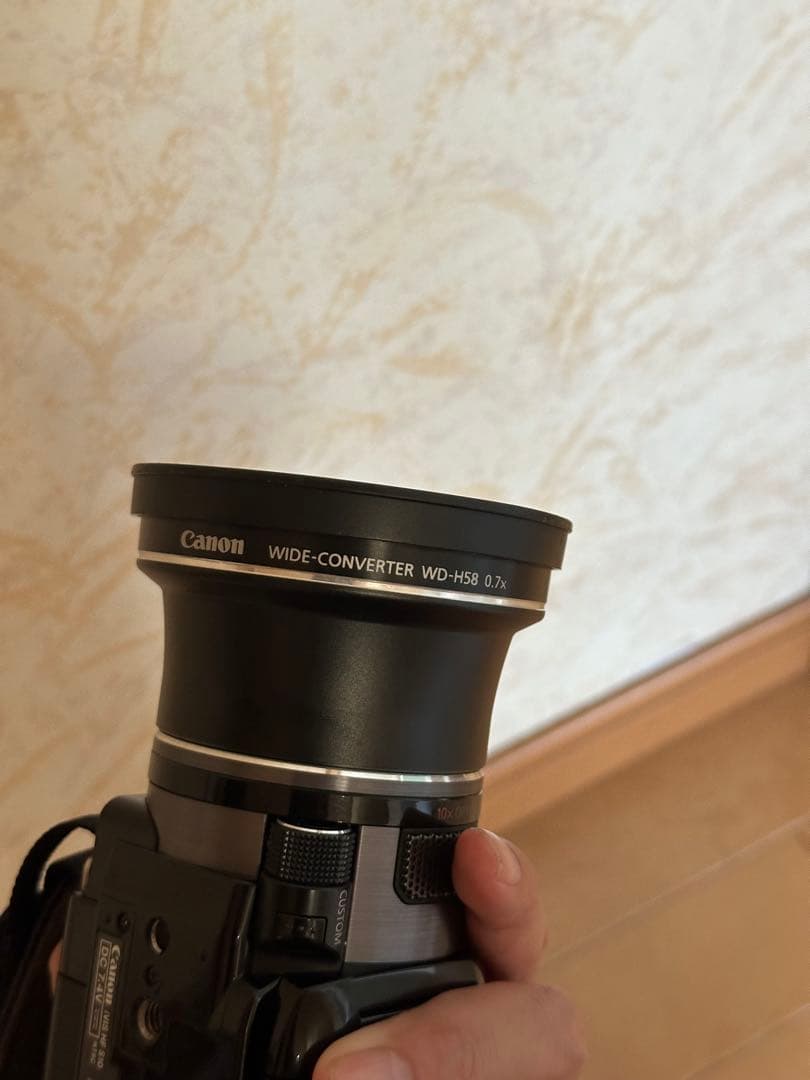 CANON iVIS HF S10 & HS21 ビデオカメラ2台 広角レンズ