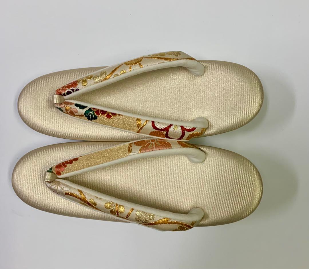 正絹　帯地西陣織　 　高級草履バック ZB144