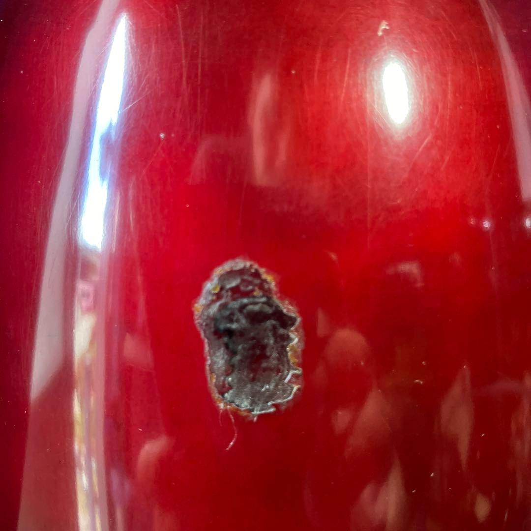 電気スタンド　ビンテージ　漆風　ラデン細工