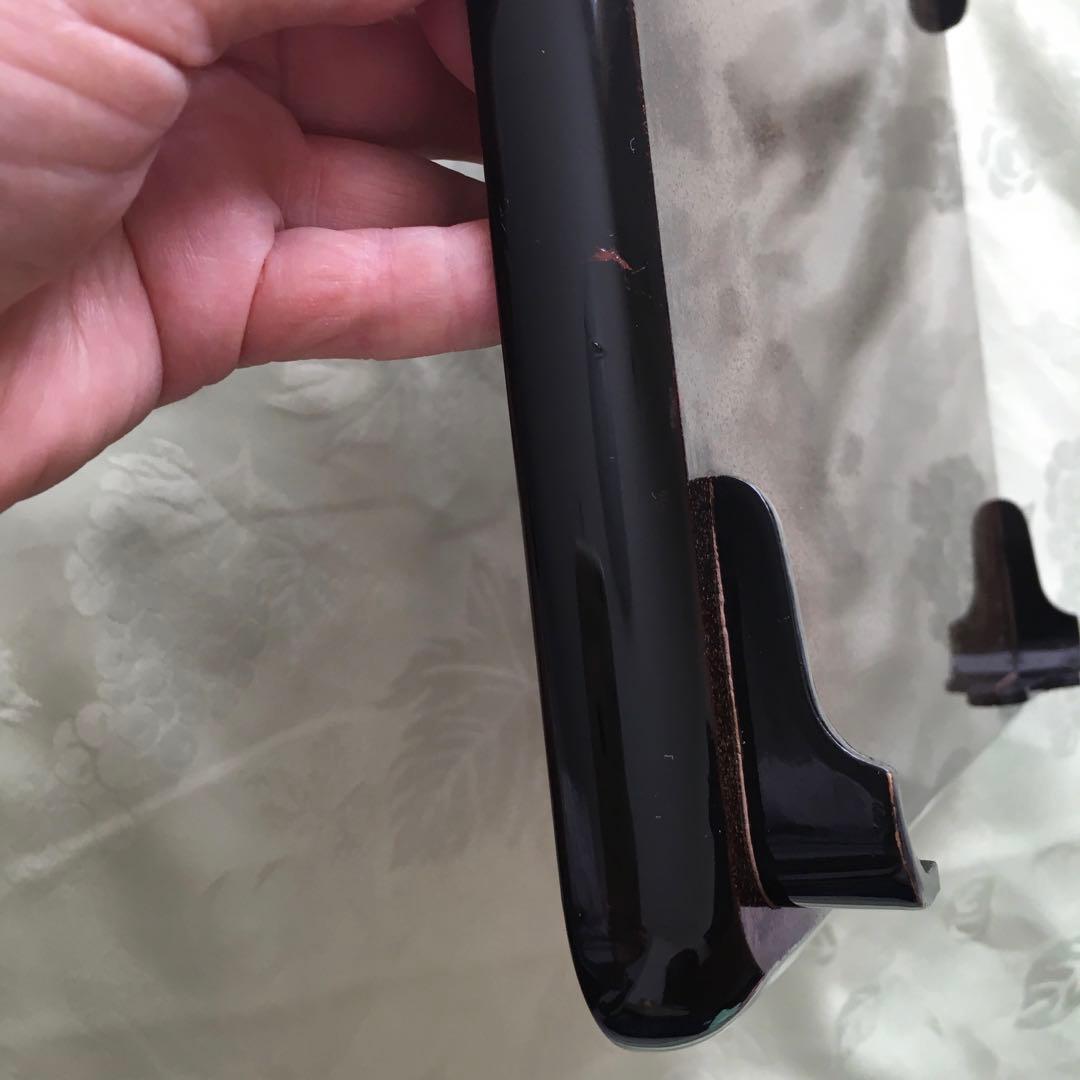 逸品! 極上春の七草蒔絵の四方脚付膳 蓋付碗 各2客