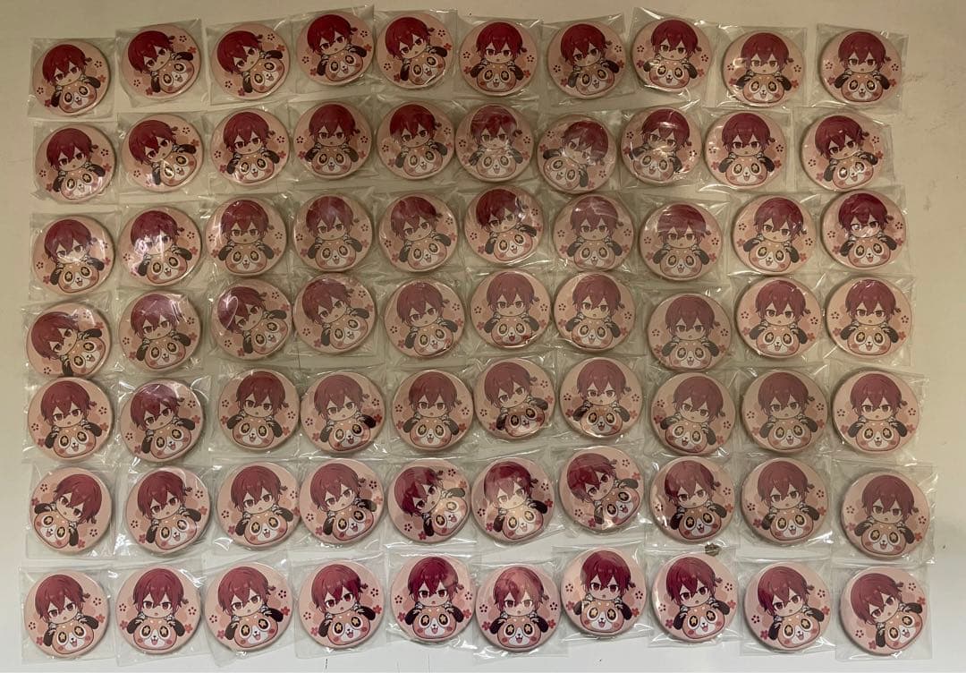 R91.浦島坂田船 となりの坂田 缶バッジ 春ツ 彩 デフォ 2023