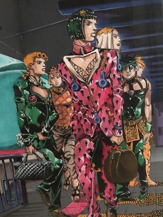 美品】ジョジョ 複製原画 ブチャラティチーム Ver. - メルカリ